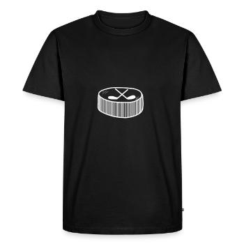 Hockey sur glace Équipe Sports d'hiver Hockey sur glace Hockey sur glace - T-shirt Premium bio Homme - noir - Devant - Nico (187cm)
