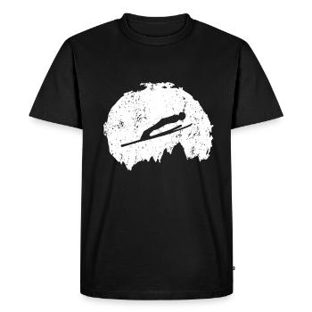 Ski jumping ski jumping ski jumping ski jump - Men's Premium Organic T-Shirt - black - Front - Nico (187cm)