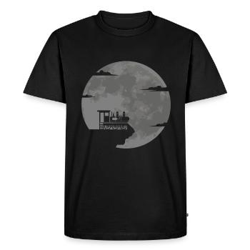 Railway model railway train driver Railway operator - Men's Premium Organic T-Shirt - black - Front - Nico (187cm)