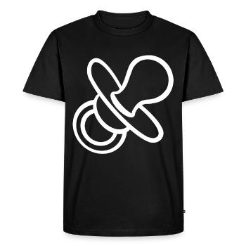 sucettes cadeau bébé bébé bébé - T-shirt Premium bio Homme - noir - Devant - Nico (187cm)