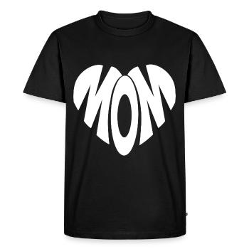Fête des mères bébé maman cadeau maman maman amour maman - T-shirt Premium bio Homme - noir - Devant - Nico (187cm)
