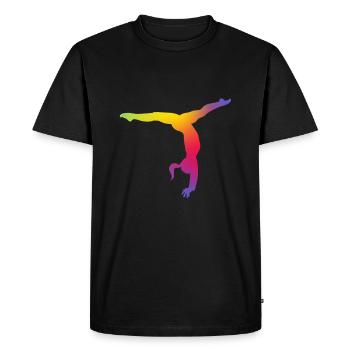 Gymnastique Gymnastique Gymnastique Gymnastique - T-shirt Premium bio Homme - noir - Devant - Nico (187cm)