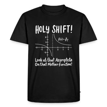 Math Mathematics - Men's Premium Organic T-Shirt - black - Front - Nico (187cm)