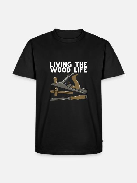 Woodworker Woodworking - Men's Premium Organic T-Shirt - black
