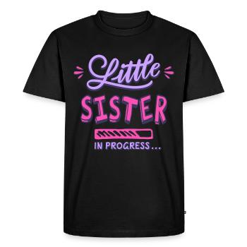 Sœur en cours - T-shirt Premium bio Homme - noir - Devant - Nico (187cm)