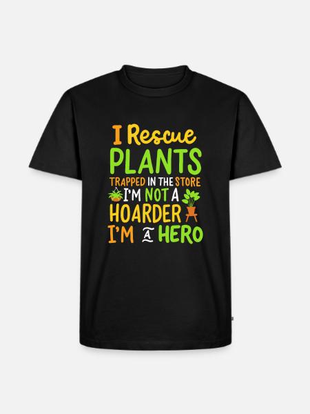 Funny Gardening Gardener - Men's Premium Organic T-Shirt - black
