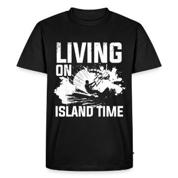 Kitesurf Kiteboard - T-shirt Premium bio Homme - noir - Devant - Nico (187cm)