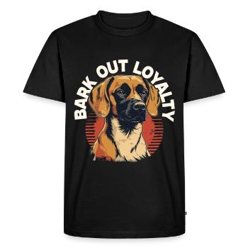 Kangal chien aboie loyauté - T-shirt Premium bio Homme - noir - Devant - Nico (187cm)