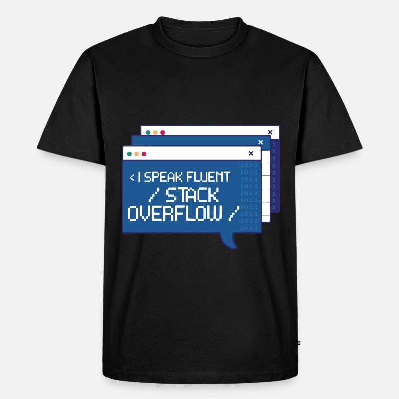 Informatiker Programmierer - Männer Premium Bio T-Shirt - Schwarz