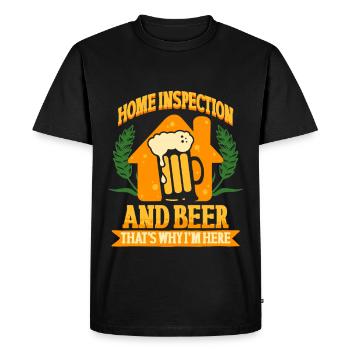 Building Surveyor Building Inspector - Men's Premium Organic T-Shirt - black - Front - Nico (187cm)