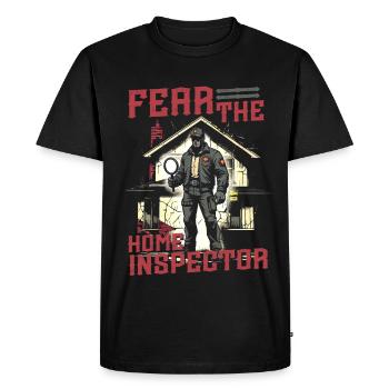 Building Surveyor Building Inspector - Men's Premium Organic T-Shirt - black - Front - Nico (187cm)