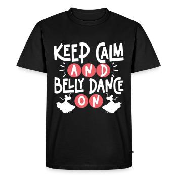 Belly Dance Belly Dancer - Men's Premium Organic T-Shirt - black - Front - Nico (187cm)