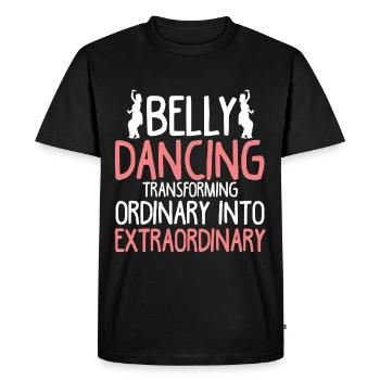 Belly Dance Belly Dancer - Men's Premium Organic T-Shirt - black - Front - Nico (187cm)
