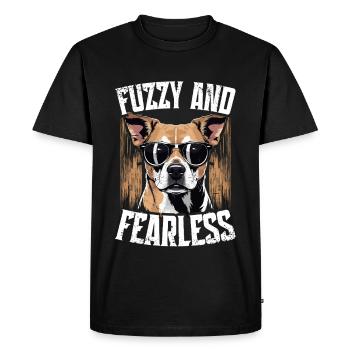 Kangal Dog Fuzzy And Fearless - Men's Premium Organic T-Shirt - black - Front - Nico (187cm)