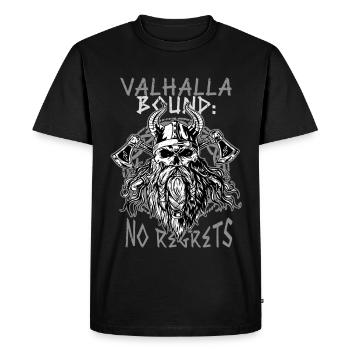 Culture païenne viking - T-shirt Premium bio Homme - noir - Devant - Nico (187cm)
