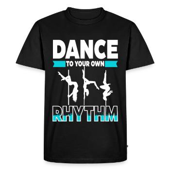 Pole Dancing Poledancing - Men's Premium Organic T-Shirt - black - Front - Nico (187cm)