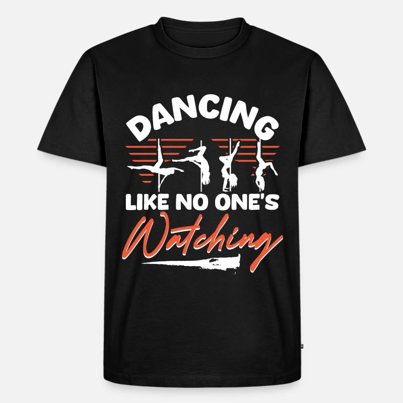 Pole Dancing Poledancing - Männer Premium Bio T-Shirt - Schwarz