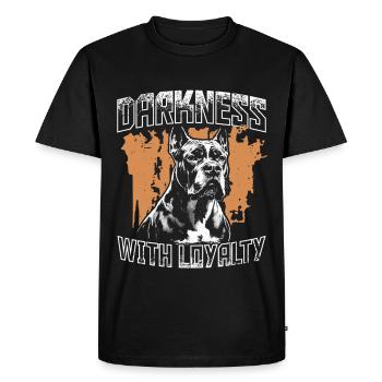Cane Corso Dog - Men's Premium Organic T-Shirt - black - Front - Nico (187cm)
