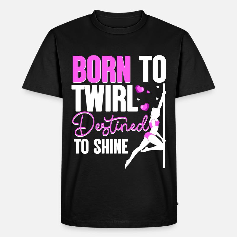 Pole Dancing Poledancing Poledancer - Männer Premium Bio T-Shirt - Schwarz