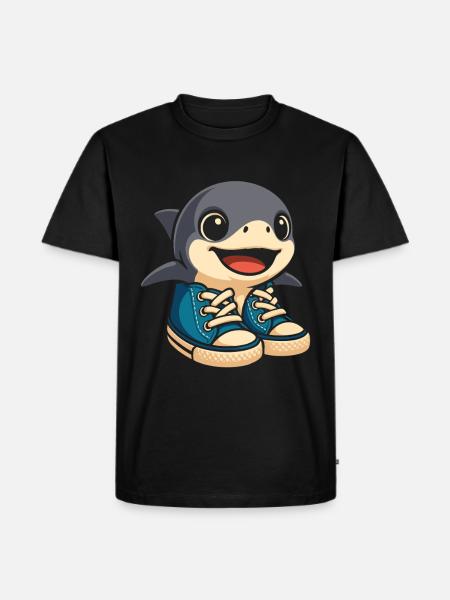 Tralalero-Tralala Italiano-Brainrot Divertente Gen Z - Herre Premium økologisk T-shirt - sort