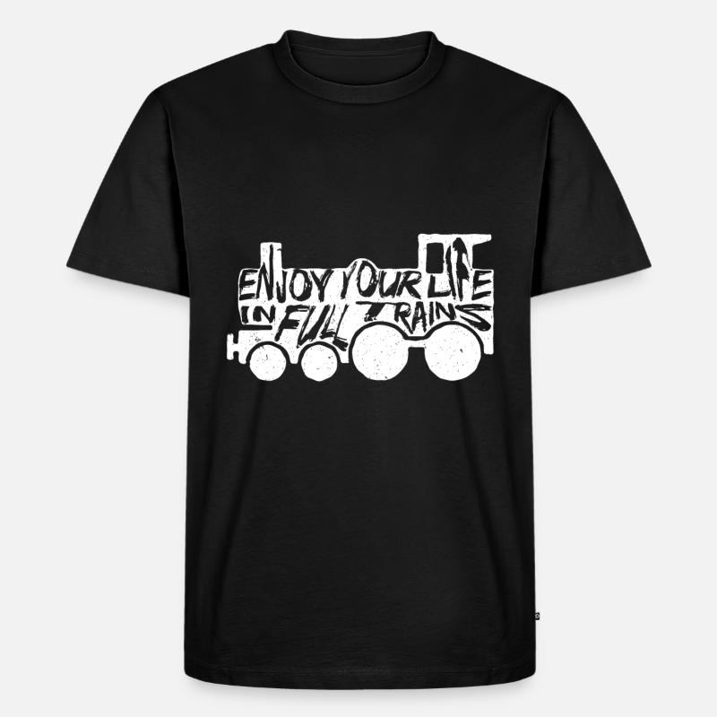 Denglisch - Männer Premium Bio T-Shirt - Schwarz