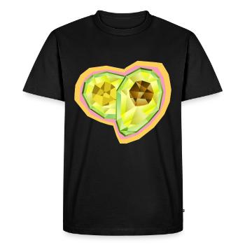 avocat - T-shirt Premium bio Homme - noir - Devant - Nico (187cm)