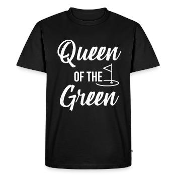 Golf Golfer Golf Course Golfer Queen - Men's Premium Organic T-Shirt - black - Front - Nico (187cm)