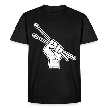 Drumsticks Drummer Drums Gift Band - T-shirt Premium bio Homme - noir - Devant - Nico (187cm)