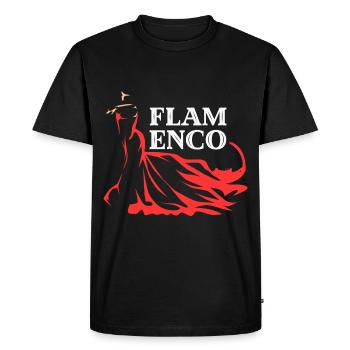 Cadeau de danse flamenco andalousie - T-shirt Premium bio Homme - noir - Devant - Nico (187cm)