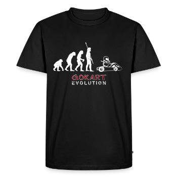 GOKART Evolution - T-shirt Premium bio Homme - noir - Devant - Nico (187cm)