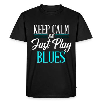 Blues Music Locker Stay Gift - T-shirt Premium bio Homme - noir - Devant - Nico (187cm)