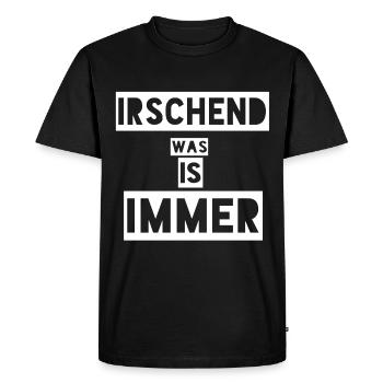 Hessen Hesse Hessin Heimat - Männer Premium Bio T-Shirt - Schwarz - Vorne - Nico (187cm)
