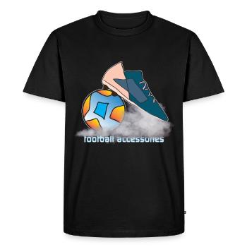football football ballon de football chaussures de football - T-shirt Premium bio Homme - noir - Devant - Nico (187cm)