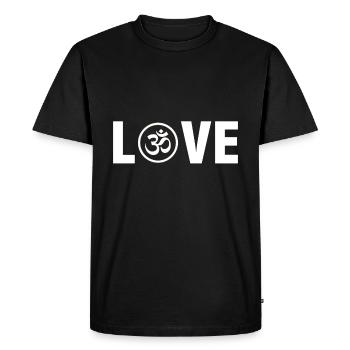 Om indien goa hinduisme bouddhisme spirituel Zen - T-shirt Premium bio Homme - noir - Devant - Nico (187cm)
