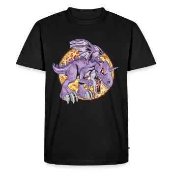 Dragon Dragon Feu Dragon De Feu Idée de cadeau - T-shirt Premium bio Homme - noir - Devant - Nico (187cm)