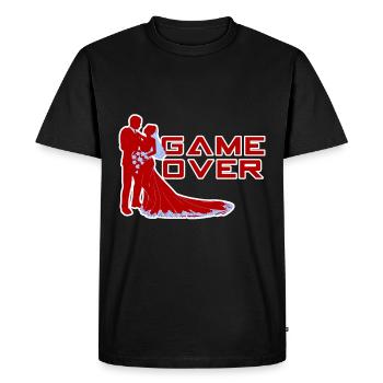 game over - T-shirt Premium bio Homme - noir - Devant - Nico (187cm)