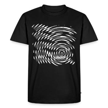 Weisse Tribal - T-shirt Premium bio Homme - noir - Devant - Nico (187cm)