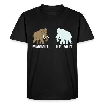 Mammoth, Helmut - T-shirt Premium bio Homme - noir - Devant - Nico (187cm)