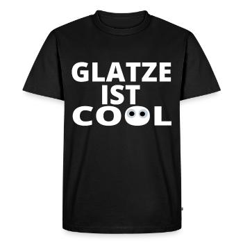 Chauve Maenner cadeau cheveux Drôle - T-shirt Premium bio Homme - noir - Devant - Nico (187cm)