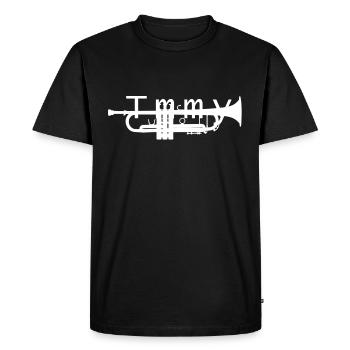 Timmy - T-shirt Premium bio Homme - noir - Devant - Nico (187cm)