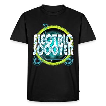 Electricscooter Faster Harder Escooter - Men's Premium Organic T-Shirt - black - Front - Nico (187cm)