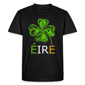 Irlande, Irlande, Dublin, Eire, Ulster - T-shirt Premium bio Homme - noir - Devant - Nico (187cm)