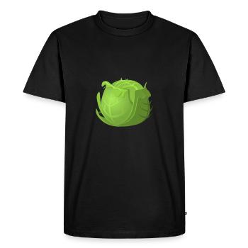 Chou - T-shirt Premium bio Homme - noir - Devant - Nico (187cm)