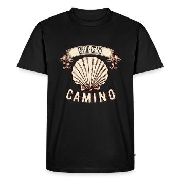 A good Way of St. James - Men's Premium Organic T-Shirt - black - Front - Nico (187cm)