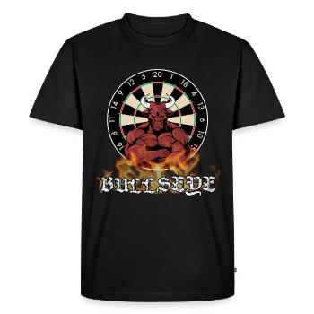 Fléchettes Bullseye - T-shirt Premium bio Homme - noir - Devant - Nico (187cm)