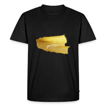 Je suis doré - T-shirt Premium bio Homme - noir - Devant - Nico (187cm)