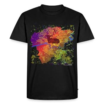 Agneau Preston Over the Midnight Ribble - T-shirt Premium bio Homme - noir - Devant - Nico (187cm)