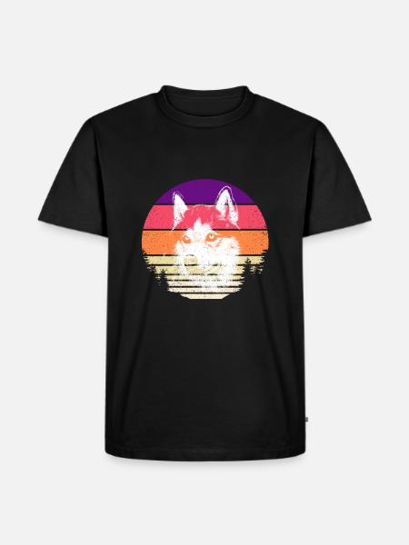 Alaska sunset sunset - Men's Premium Organic T-Shirt - black