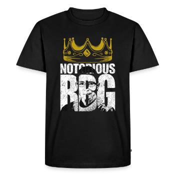 Notorious RGB Ruth Bader Ginsburg juge - T-shirt Premium bio Homme - noir - Devant - Nico (187cm)