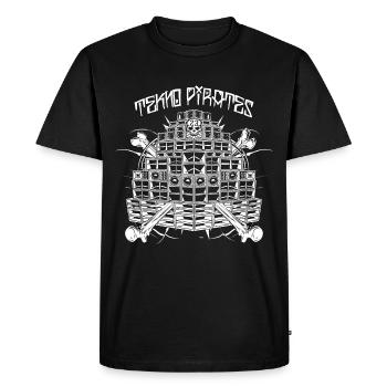 Free Tekno Pirates Sound System Logo - T-shirt Premium bio Homme - noir - Devant - Nico (187cm)